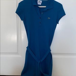 Blue Lacoste Polo Dress